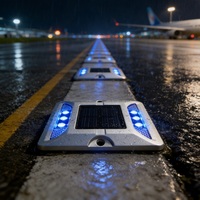 Bornes routières solaires personnalisées à LED réfléchissantes de type œil de chat, étanches IP68, bornes routières solaires intelligentes