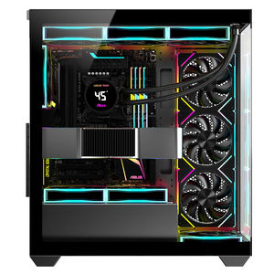 Ruix Carnival Super Offre Spéciale Gaming Set Full View Mid Tower Fish Tank Pc Case Gaming Desktop Cabinet avec <span class=keywords><strong>carte</strong></span> <span class=keywords><strong>graphique</strong></span> <span class=keywords><strong>externe</strong></span> - Product Image 4