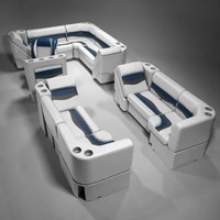 Nouveaux meubles de bateau ponton en aluminium meilleurs sièges canapé pour le surf sur le lac à un prix certifié CE