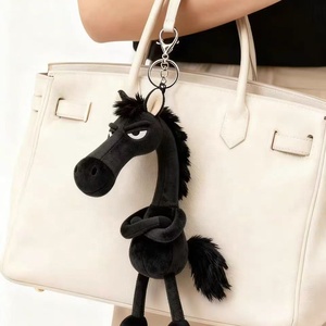 Hot Selling 2026 Zodiac Year of the Horse Mascot Pony Plush Keychains