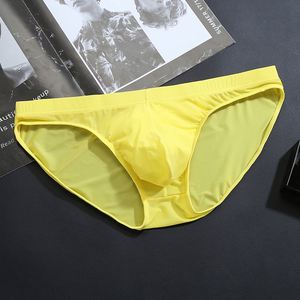 New Briefs <b>Men's</b> Ice Silk <b>Panties</b> <b>Sexy</b> One-piece Ultra-thin Transparent Ice Wire Briefs <b>Men</b> Spot Wholesale - Product Image 3