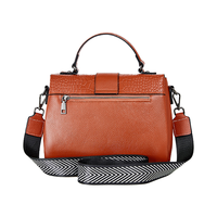 Sac à bandoulière en cuir de haute qualité de Guangzhou, personnalisé en cuir d'alligator pour femmes, fabricant, vente en gros