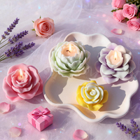 J1037 Blumen-Fondant-Kuchenbackform DIY Kuchendekoration Blumen Handgemachte Seife Auto-Dekorationen Dekorationsformen