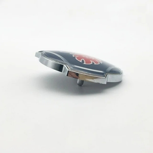 Para <span class=keywords><strong>Scania</strong></span> SAAB <span class=keywords><strong>Logo</strong></span> Grifo Azul con Rojo Emblema Insignia Parrilla Delantera de Camión 83 mm OE 1401610 - Product Image 2