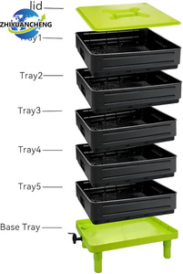 4-Tray 65L Worm Farm Compost Bin | Système de recyclage des déchets alimentaires de base pour la maison - Product Image 6