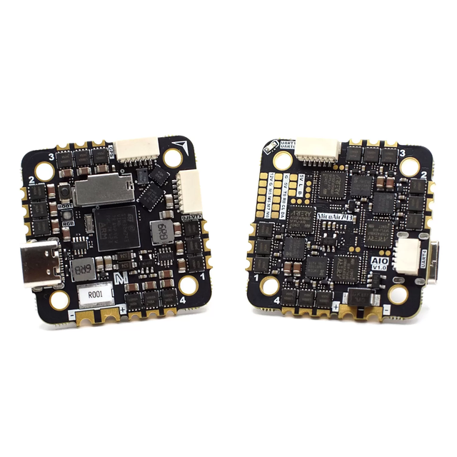 MicoAir743-AIO-35A AM32 32-Bit Flight Controller Integrated ESC Remote Battery FPV Racing Drone Parts for APM PX4 Model DIY