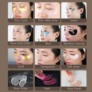 Kore toptan Oem tek kullanımlık nemlendirici göz maskesi Anti Aging tıbbi kollajen uyku 24K göz yamalar altın - Product Image 5