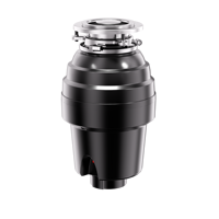 Broyeur de déchets alimentaires continu manuel en acier inoxydable 220V, compacteur de déchets, technologie silencieuse, classe d'efficacité énergétique, garantie 3 ans