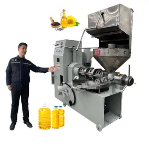 Tecnología avanzada para máquina de procesamiento de aceite de almendra de palma prensada en frío semillas de lino semillas negras Extractor de aceite de girasol