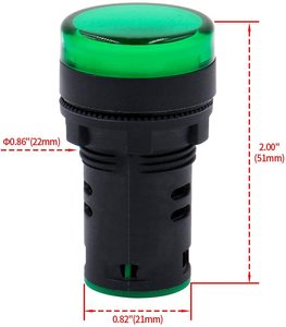 AD22-30MSD Báo Động 30Mm <span class=keywords><strong>24V</strong></span> Có Còi Báo Động Đèn Cảnh Báo - Product Image 4