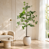 Künstlicher Olivenbaum 1,5m-2,4m - Umweltfreundliche Kunststoff-Pflanze für Innenräume, Wohnzimmer, Büro, Schlafzimmer - Hohe Kunstpflanze