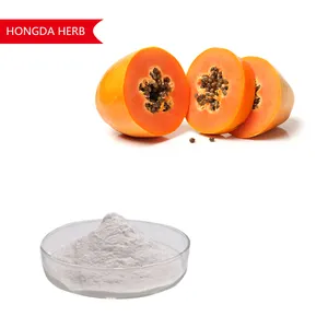 Hongda Supply Papaya Enzyme Papain Powder Papain Enzyme Powder