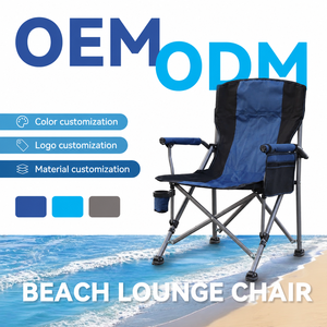 <span class=keywords><strong>Chaise</strong></span> <span class=keywords><strong>de</strong></span> directeur pliable d'extérieur, grand format, dossier confortable, pour les loisirs, les voyages en voiture, le <span class=keywords><strong>camping</strong></span> - Product Image 1