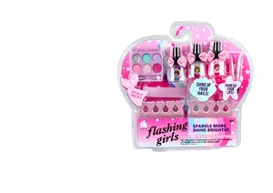 الأعلى مبيعاً على أمازون طقم ماكياج للأطفال للبنات الأميرة ألعاب مميزة قابلة للغسل مستحضرات التجميل للعب التظاهر