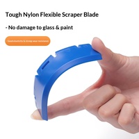 Pelle à neige élargie améliorée en cuir de vachette, matériau ABS solide, pour élimination de glace et de givre sans endommager la peinture et le verre de la voiture, modèle AT-022 Chine