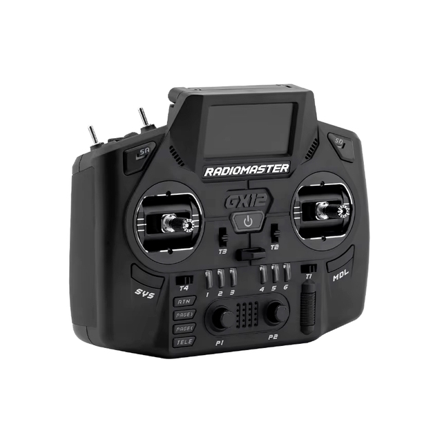 Factory Outlet RadioMaster GX12 Dual-Band Gemini-X Radio Controller M2 ELRS Remote Control RC Drone Flight Parts FXB