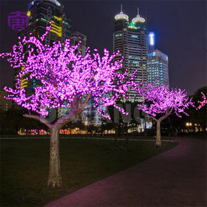 Charming Outdoor PVC <b>LED</b> Cherry Blossom <b>Tree</b> <b>Light</b> for Theme Park Resort Plaza Festival <b>Lighting</b> Display for Sale - Product Image 4
