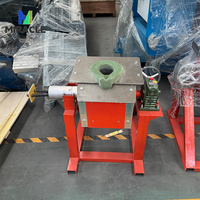 70Kg 100Kg Métal Fonderie Four Électrique Billet Diesel Induction Industriel Métal Fusion Four Trempé Orfèvre Second
