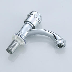 Robinet de lavabo monocommande chromé à poser sur comptoir, à trou unique, avec cartouche en plastique - Product Image 5