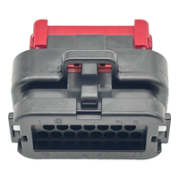 Conectores Eléctricos Automotrices Impermeables Haidie de 23 Pines, Tipo Ampseal, Hembra, 12V, Cobre y Nylon, 776286-1 para TE