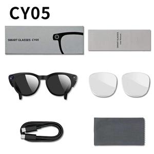 Gafas Inteligentes CY05 con IA, Cámara de 8MP, Video 1080P, Resistentes al Agua IPX-5, Traducción por IA, Asistente de Voz, Reproductor de Música, Transmisión en Vivo - Product Image 1