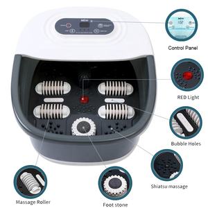 <span class=keywords><strong>Mini</strong></span> burbujas de calor para pedicura, masajeador de baño con Control de temperatura para pies, vibración, luz roja, alivio del estrés, Spa - Product Image 4