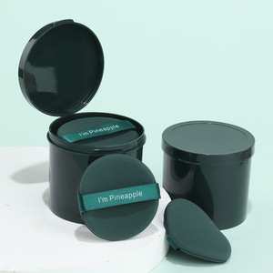 Lot de 7 Houppettes de Maquillage Rondes Rechargeables à Coussin d'<span class=keywords><strong>Air</strong></span> avec Logo Personnalisé, Éponges Cosmétiques pour Fond de Teint Crème BB Cushion avec Contenants - Product Image 5