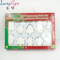 Kit de peinture DIY pour figurines en plâtre, kit d'artisanat de poupées en gypse pour enfants de 6 à 12 ans, cadeau d'anniversaire, jouet artistique