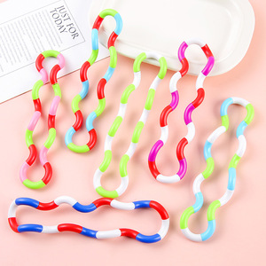 DIY Winding Leisure <b>Stress</b> Relief for Kid Multi-Color Educational Fidget Unisex <b>Toys</b> Twisted Cube Magic Fidget Trick Rope - Product Image 5