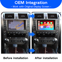 Kit de module décodeur sans fil Apple CarPlay Android Auto pour Lexus GX470 GX460 GX400 2009-2013, mise à niveau de l'écran OEM