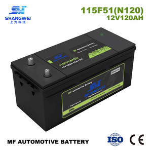 Batería de plomo-ácido N120 de 12V 120Ah para arranque automotriz, para camiones, maquinaria agrícola, montacargas, barcos y generadores. - Product Image 3