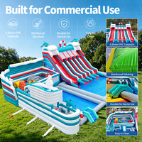 Parc d'attractions gonflable personnalisé Airfunpro, écologique, en bâche PVC, pour adultes et enfants, jeux aquatiques en plein air
