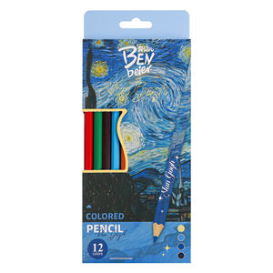 Set di 12 Matite Colorate per Bambini, Set di Apprendimento, Cancelleria Kawaii all'Ingrosso, Set di <span class=keywords><strong>Colori</strong></span> per Pittura Artistica per Studenti - Product Image 1