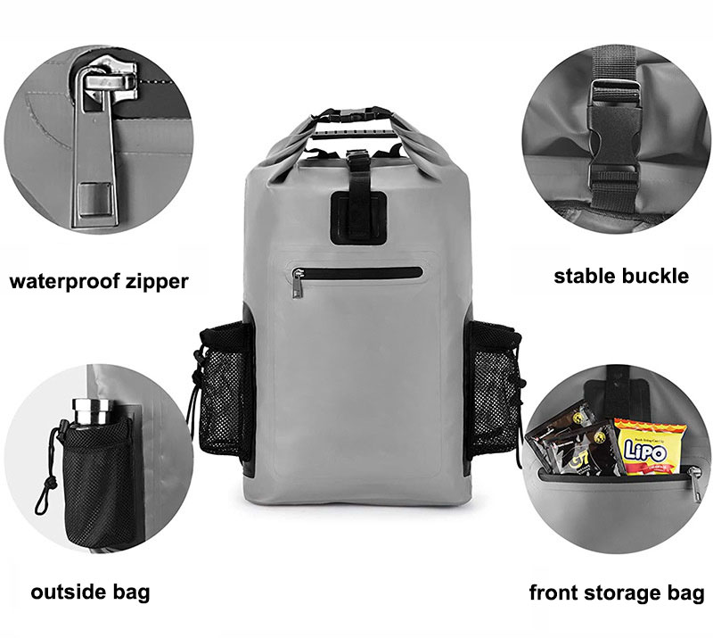 product-750-670.3125 Custom Logo Tarpaulin Outdoor Quick Dry Hotsale Large 50L Foldable Waterproof Camping Backpack Bag