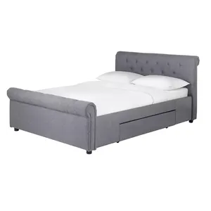 modern bed design smart queen bed frame full furnished grey double stylish leather functional beauty up-holstery bed