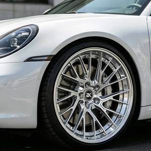 Rines BZY Personalizados de 3 Piezas Forjadas 5x130 para <span class=keywords><strong>Porsche</strong></span> 911 992 991 997 718 <span class=keywords><strong>Carrera</strong></span> <span class=keywords><strong>GTS</strong></span> de 19 20 21 Pulgadas, Acabado Pulido Cóncavo de Aleación - Product Image 5