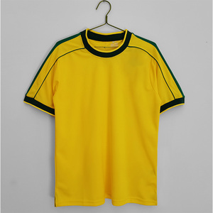 Wholesale Summer Retro 1998 Bra zziliane Jerseys Printed Ronaldio Neymar Maradona Ronaldinhoos Short 100% <b>Polyester</b> Breathable - Product Image 2