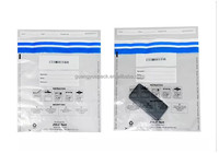 Sachet de sécurité inviolable avec numéro de série et code-barres, pochette scellée en plastique jetable pour articles de grande valeur en supermarché, articles confidentiels