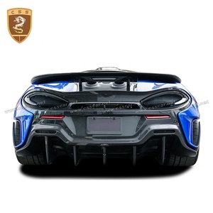 Kit carrosserie complet en fibre de carbone 600LT avec embouts d'échappement et jupes latérales pour McLaren 540C 570S 570GT - Product Image 2