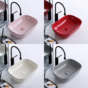 Lavabo Artistico da Appoggio in Ceramica Rotondo <span class=keywords><strong>Piccolo</strong></span>, Colore Opaco, per Arredo Bagno Moderno - Product Image 6