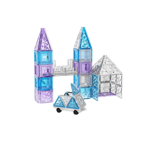 Blocs de Construction de Qualité à Bon Prix en Usine, 20 Ans, Carreaux Magnétiques Forts, Style Château de Neige, Grandes Pièces - Product Image 2