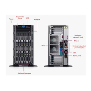EMC PowerEdge T440 in Tel Xeon Gold 5118 Silver 4208 <strong>Network</strong> Cloud 8GB Memory <strong>Computer</strong> Tower Server Stock - Product Image 3