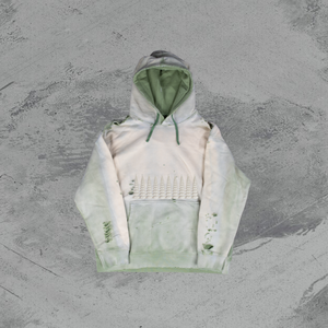 Veste en flanelle réversible personnalisée unisexe, à capuche, à fermeture éclair, respirante, vintage, surdimensionnée, à carreaux, lourde, 450GSM, hiver - Product Image 4