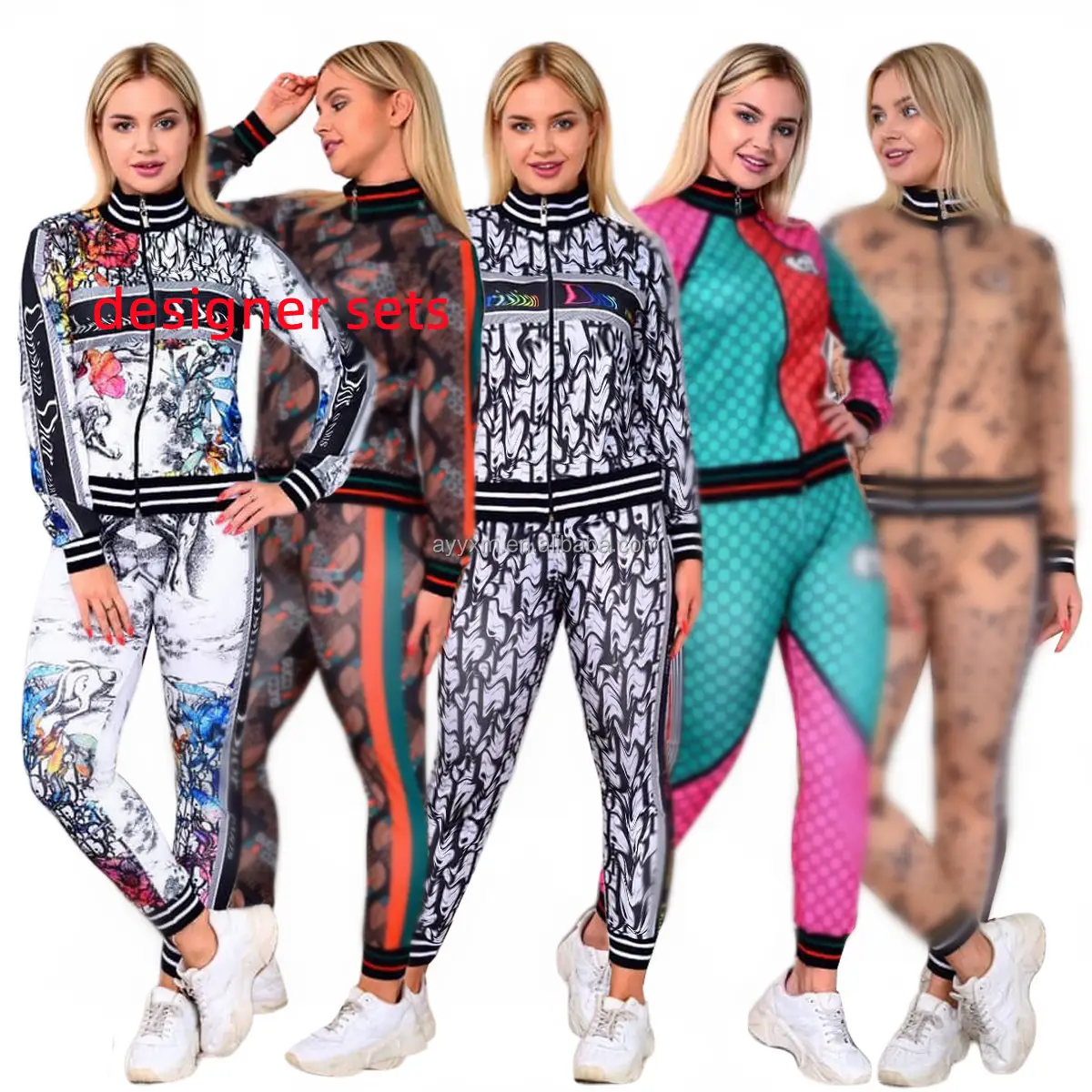2022 New Arrival Designer Brand Outfits Winter Clothes For Women Gym Fitness Sets Women Joggers Tracksuits Women Two Piece Sets