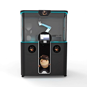 Machine à café expresso automatique robotisée IA haute performance avec bras barista robotisé et fonctionnement sans contact pour aéroports et centres commerciaux - Product Image 4