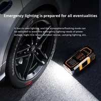 Démarreur de voiture de luxe 12V de Chine, batterie au lithium 16,8V 60C, compresseur d'air portable, démarreur de secours