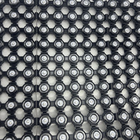 Écran en maille flexible transparente IP68 pour l'aménagement paysager, avec points lumineux LED PVC personnalisés en grille volante