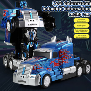 <span class=keywords><strong>Auto</strong></span> RC Elettrica Trasformabile 1:12, Robot con Sensore di Gesti, Illuminazione e Spruzzo, <span class=keywords><strong>Camion</strong></span> Vintage Telecomandato - Product Image 2