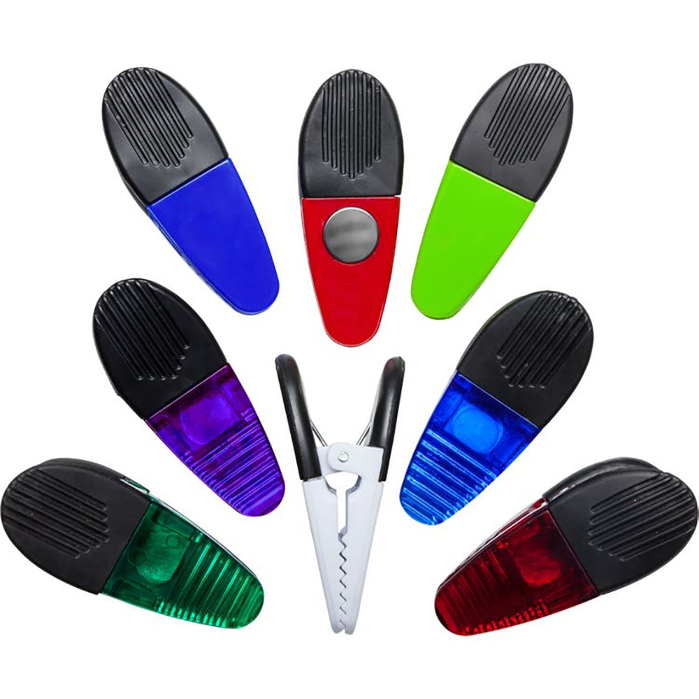 Магнитные зажимы для двери холодильника с логотипом на заказ, офисный магнитный держатель для записей из крокодиловой кожи, бумажные зажимы формата А4