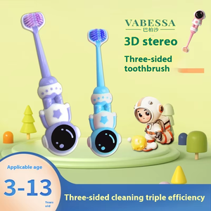 <span class=keywords><strong>Cepillo</strong></span> de <span class=keywords><strong>Dientes</strong></span> Infantil VABESSA con Diseño 3D de Astronauta de Dibujos Animados, <span class=keywords><strong>Cepillo</strong></span> de <span class=keywords><strong>Dientes</strong></span> con Mango de Dibujos Animados para Niños - Product Image 3